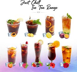 Just Chill Drinks Co. Mixed Berry Iced Tea Syrup, 1 Litre